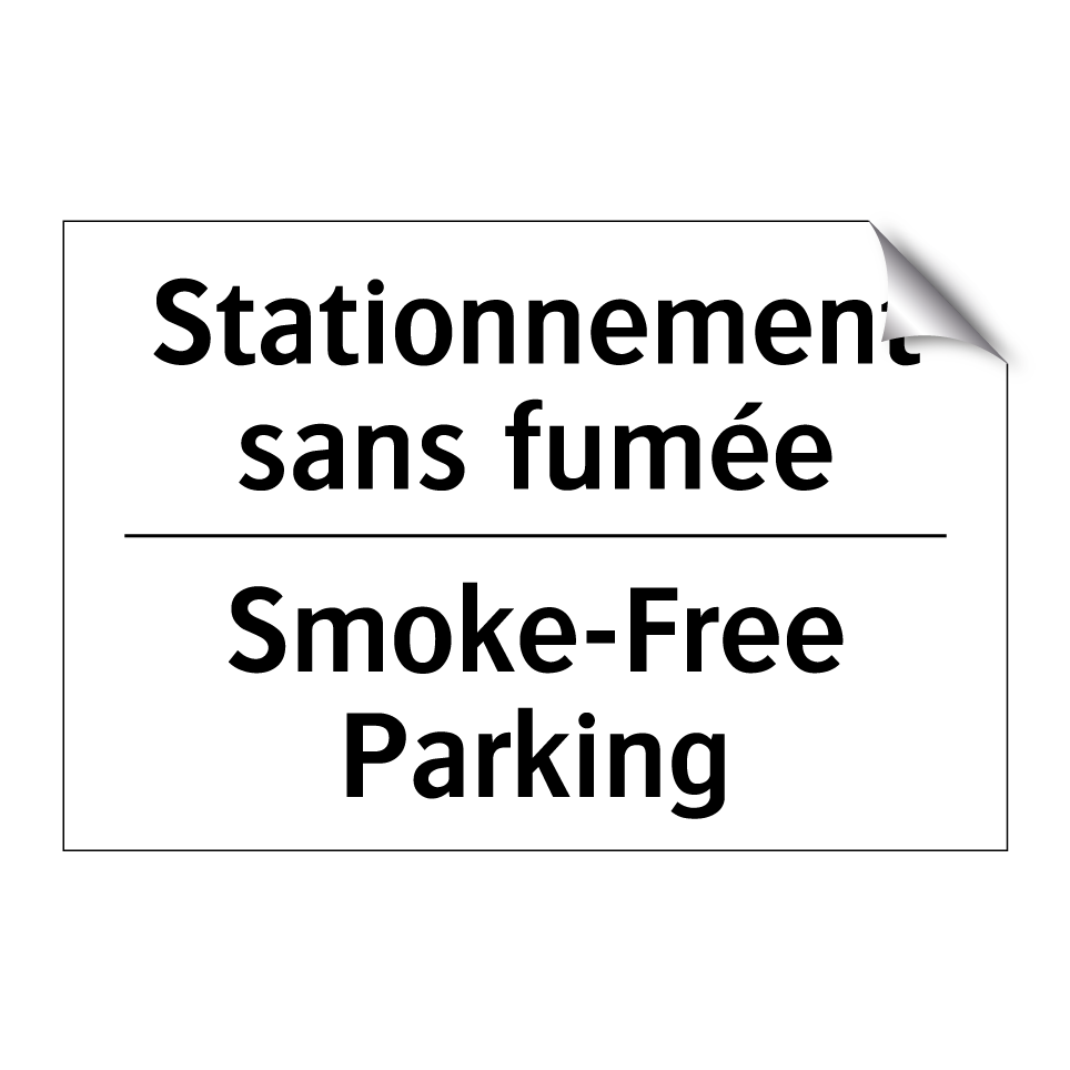 Stationnement sans fumée - Smoke-Free Parking