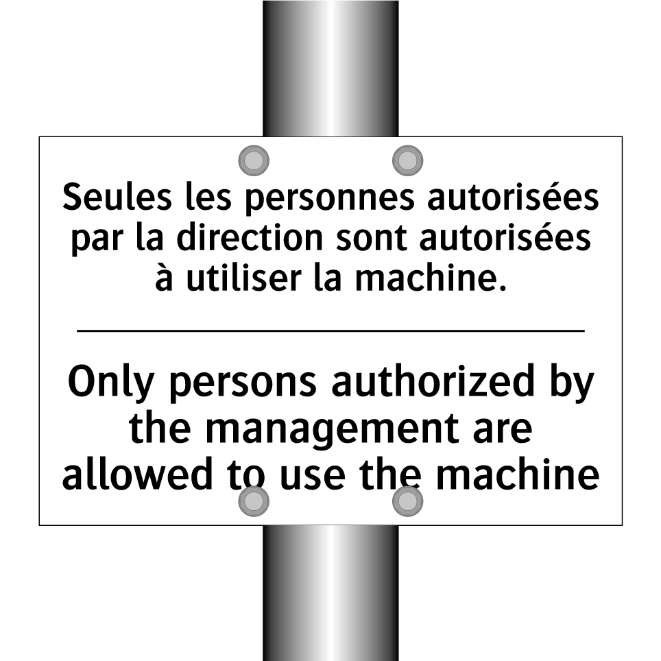 Seules les personnes autorisées  /.../ - Only persons authorized by the  /.../