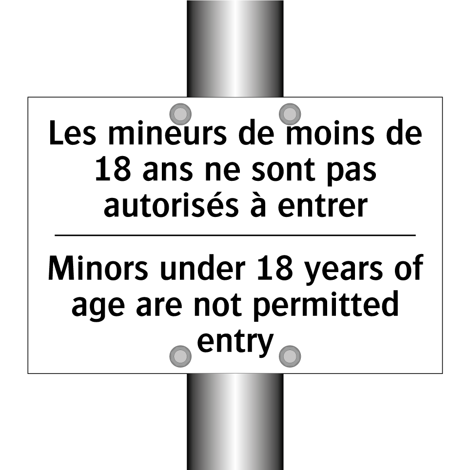 Les mineurs de moins de 18 ans  /.../ - Minors under 18 years of age are  /.../