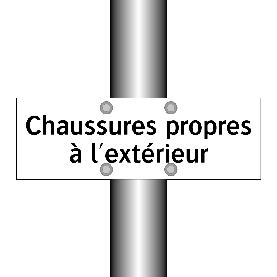 Chaussures propres à l'extérieur