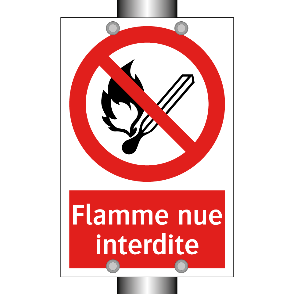 Flamme nue interdite