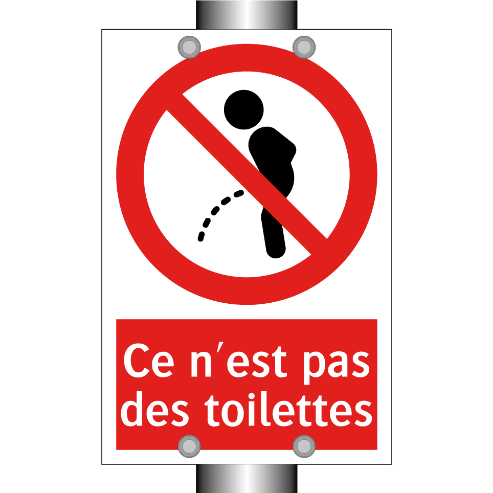 Ce n'est pas des toilettes