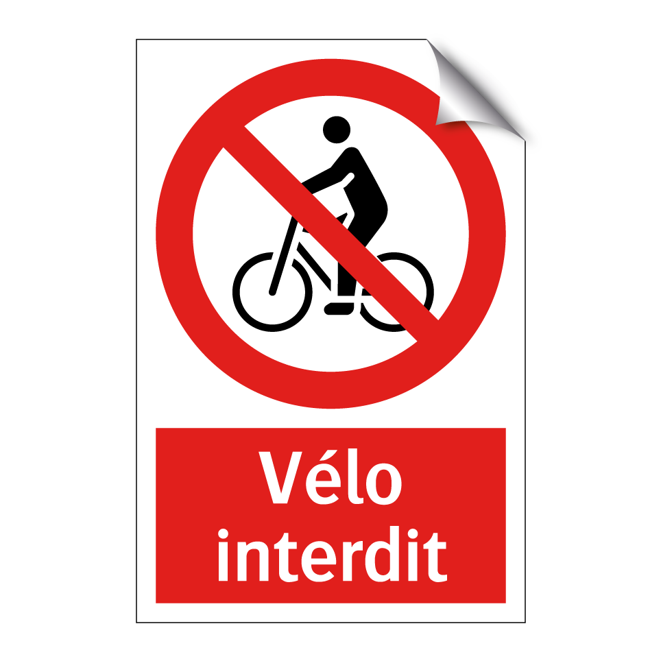 Vélo interdit