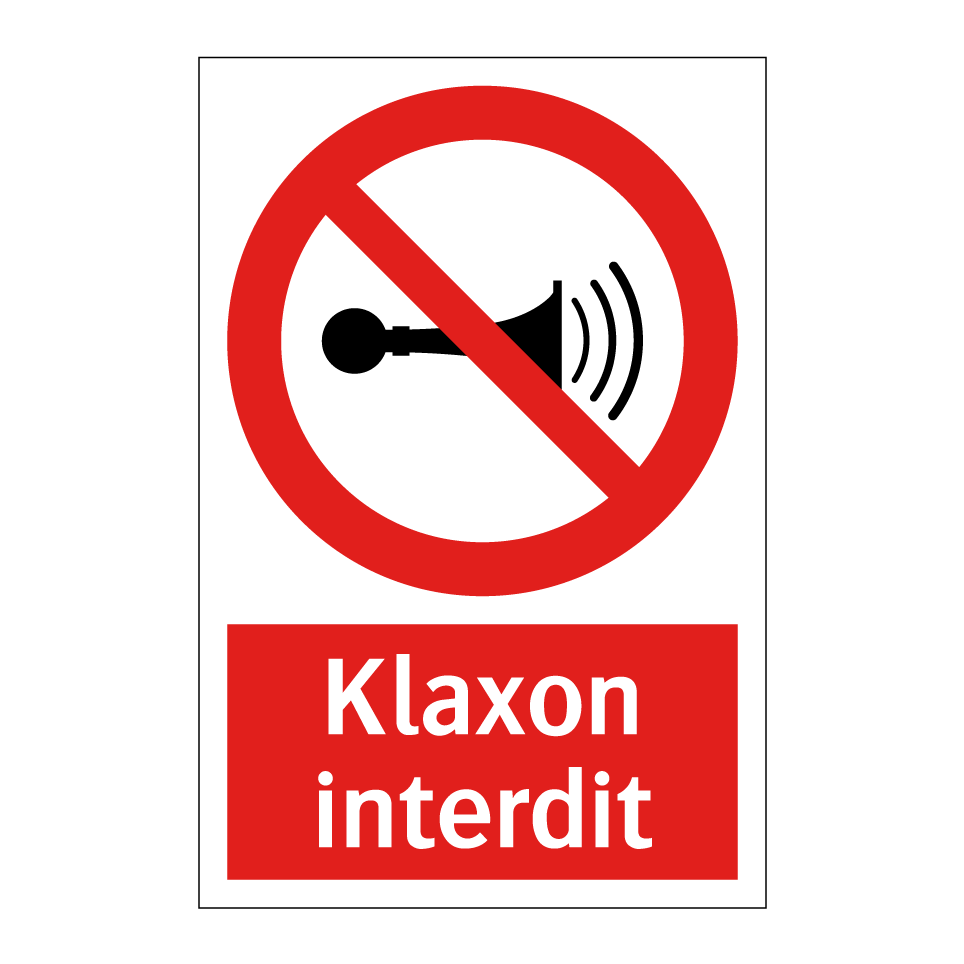 Klaxon interdit