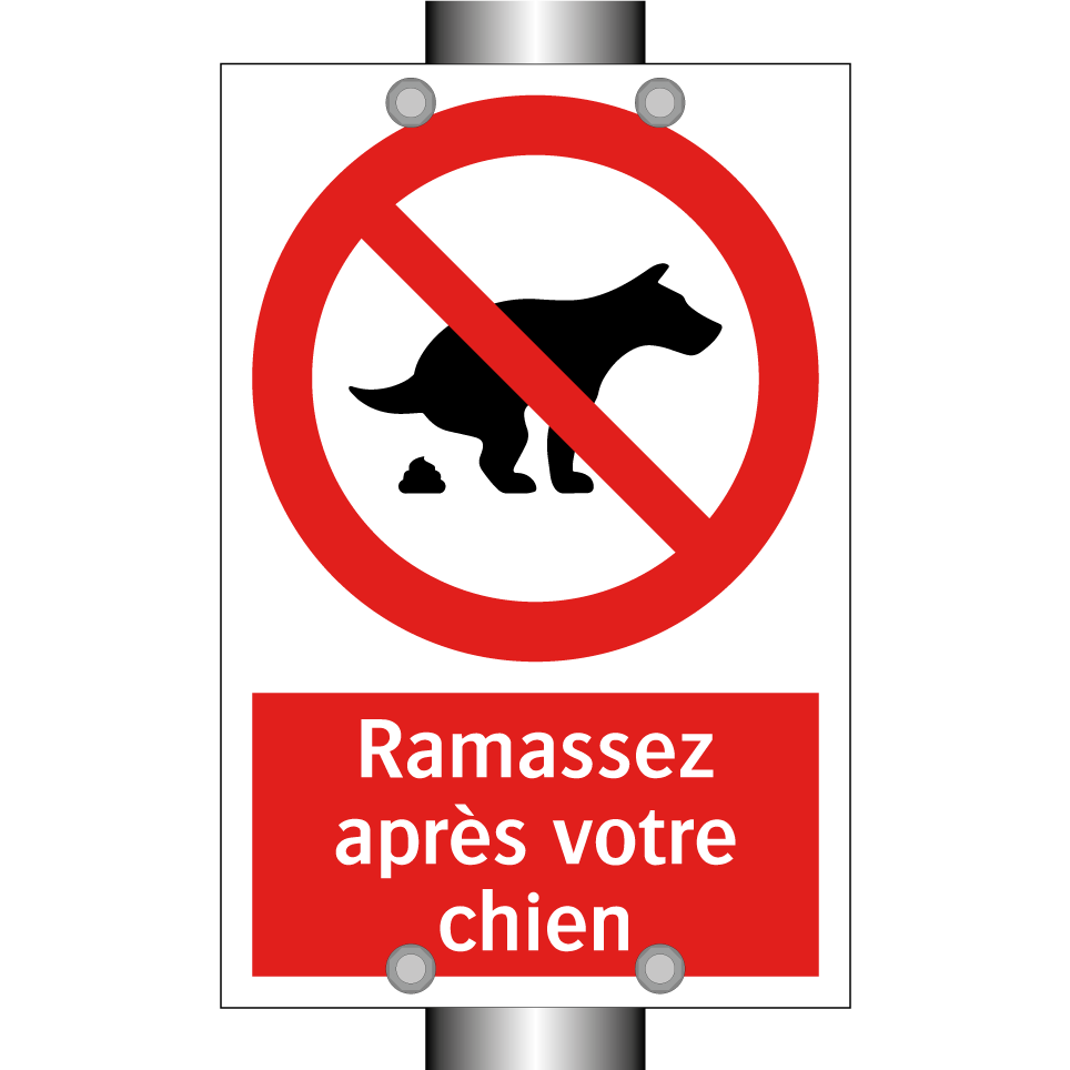 Ramassez après votre chien