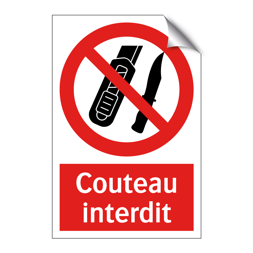 Couteau interdit