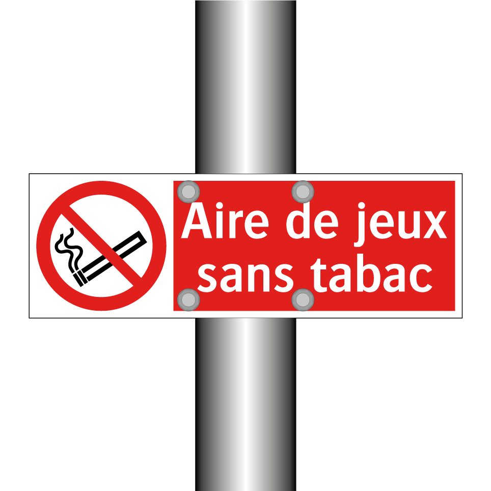 Aire de jeux sans tabac