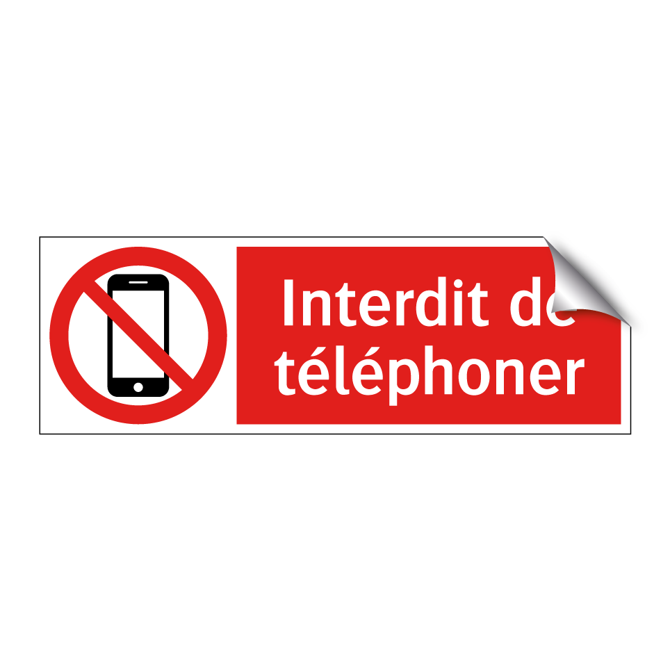 Interdit de téléphoner