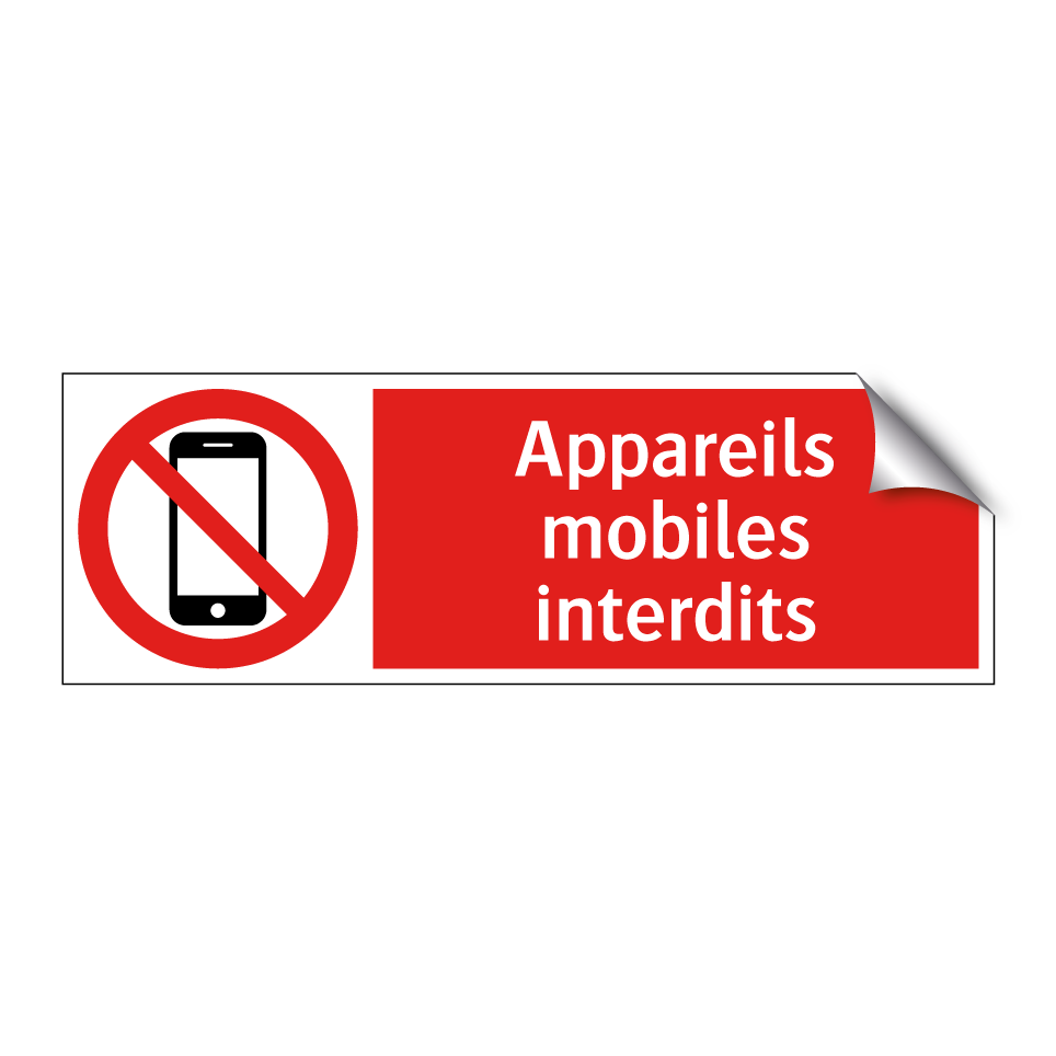 Appareils mobiles interdits