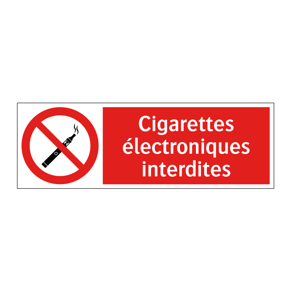Cigarettes électroniques interdites