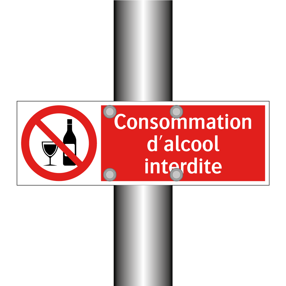 Consommation d'alcool interdite