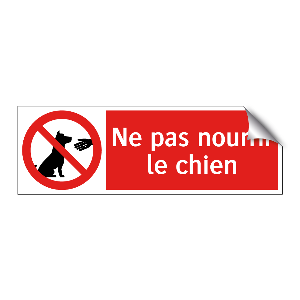 Ne pas nourrir le chien