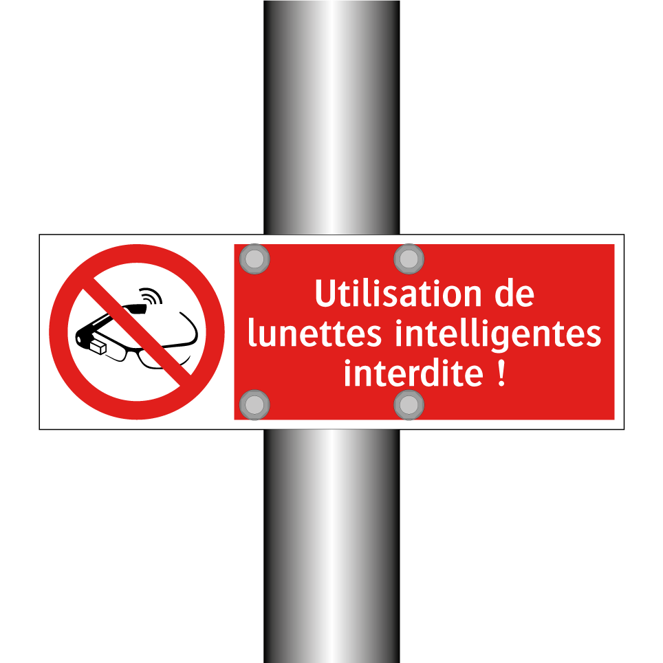 Utilisation de lunettes intelligentes interdite !