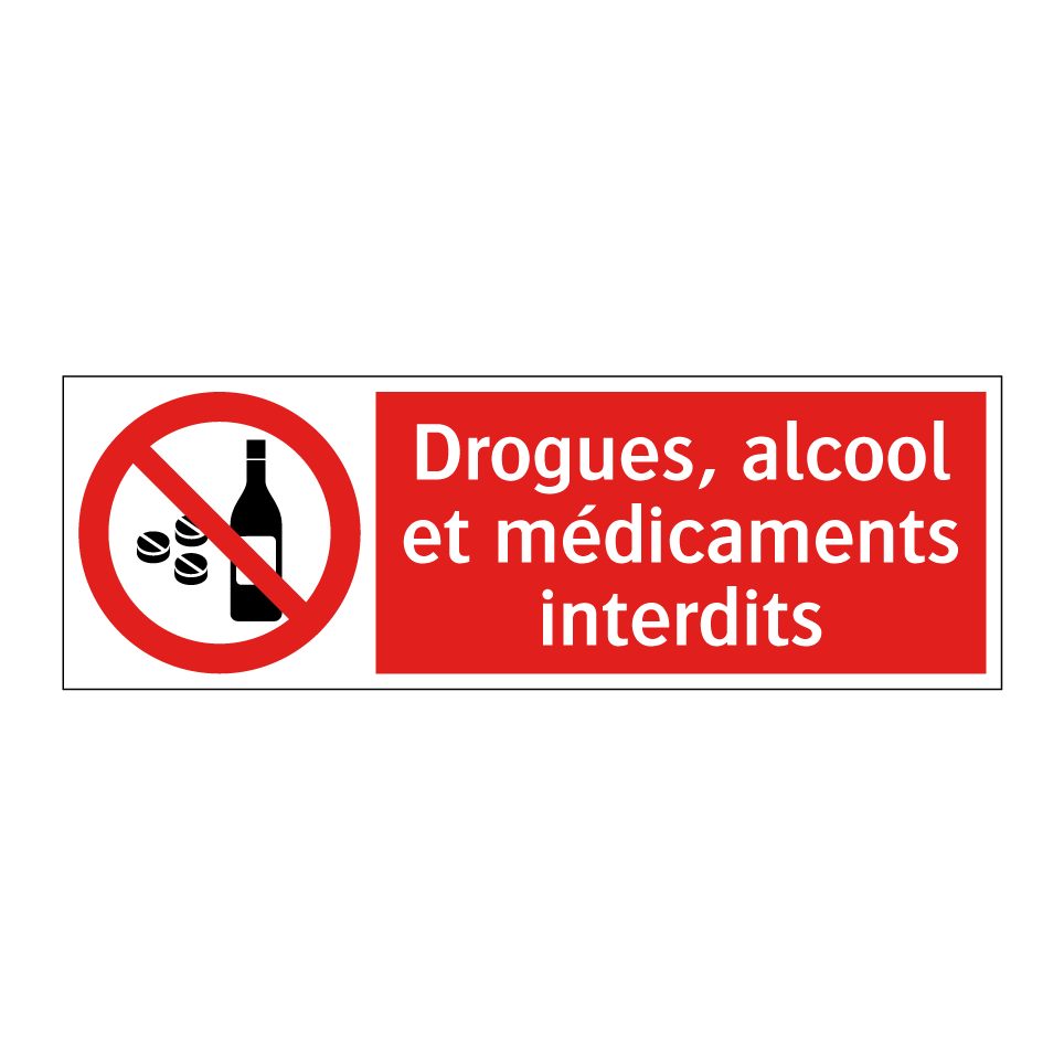 Drogues, alcool et médicaments interdits