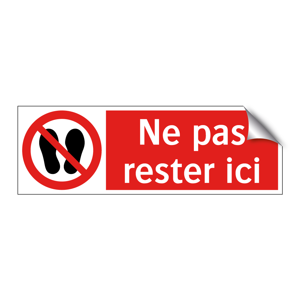 Ne pas rester ici