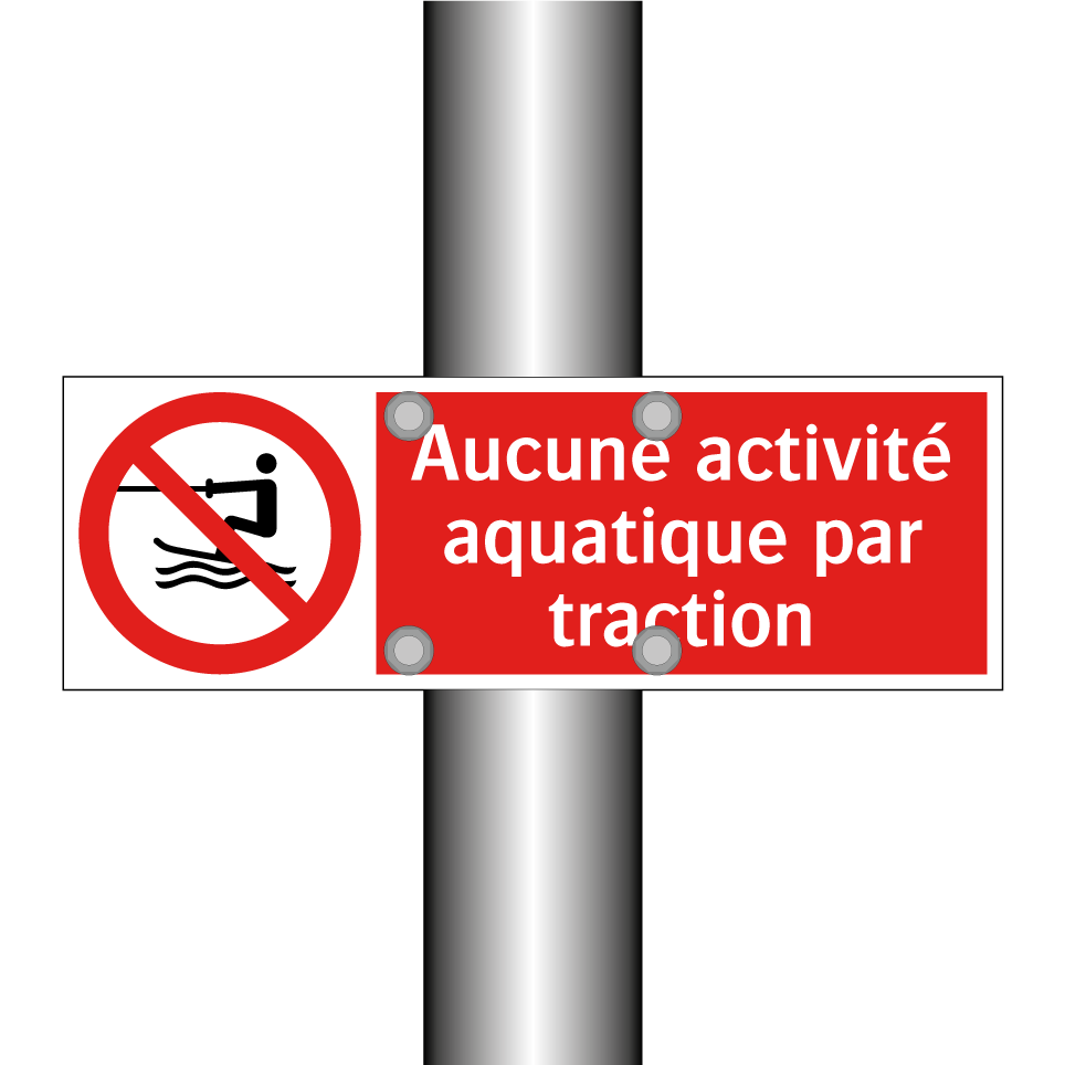 Aucune activité aquatique par traction