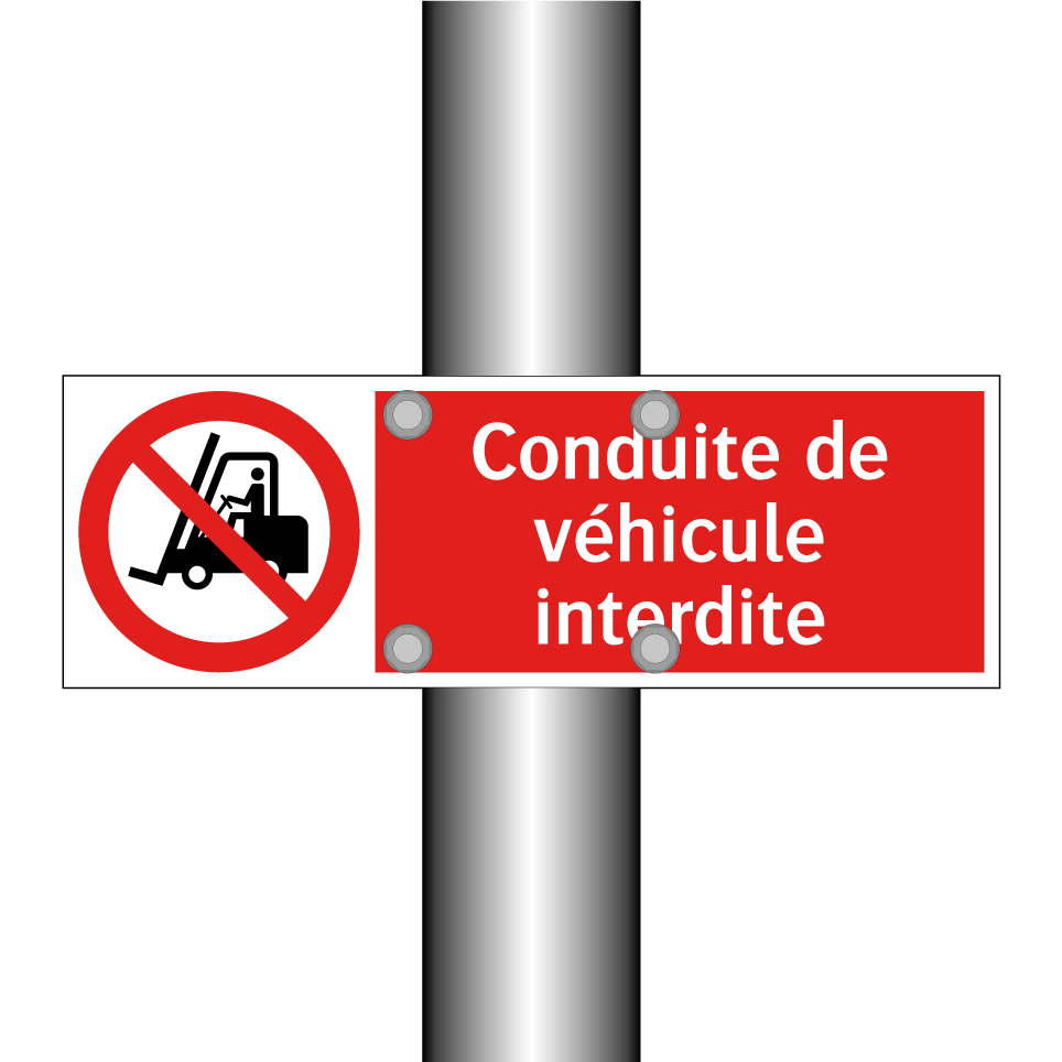 Conduite de véhicule interdite