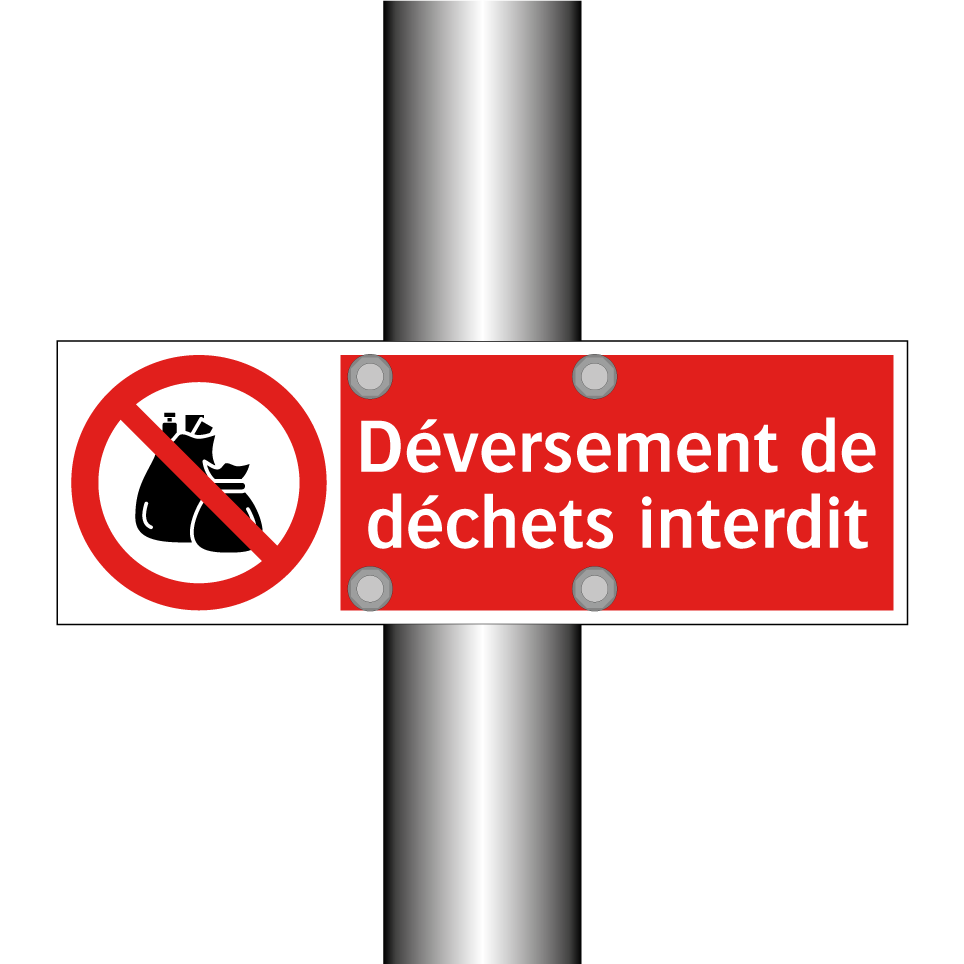 Déversement de déchets interdit