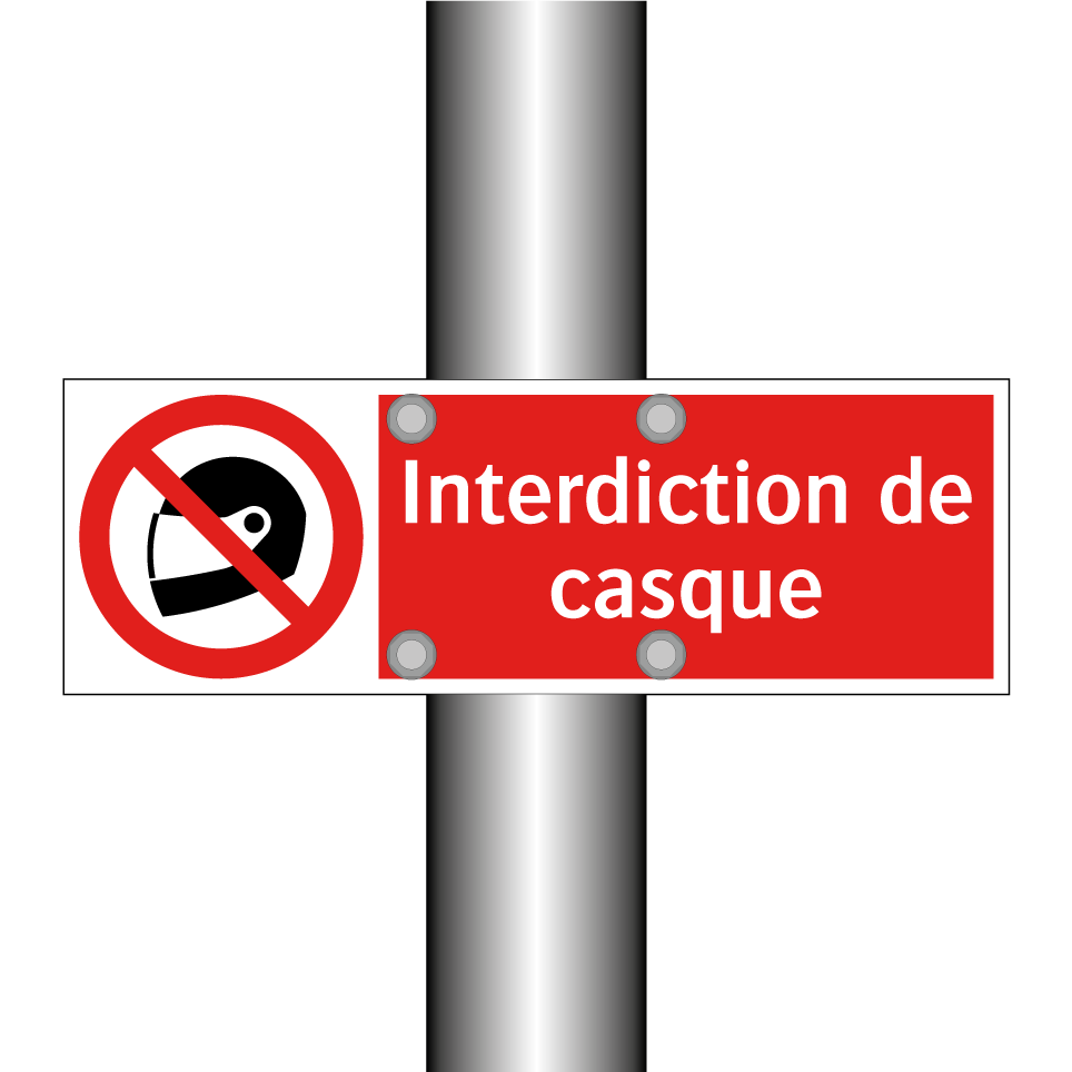 Interdiction de casque