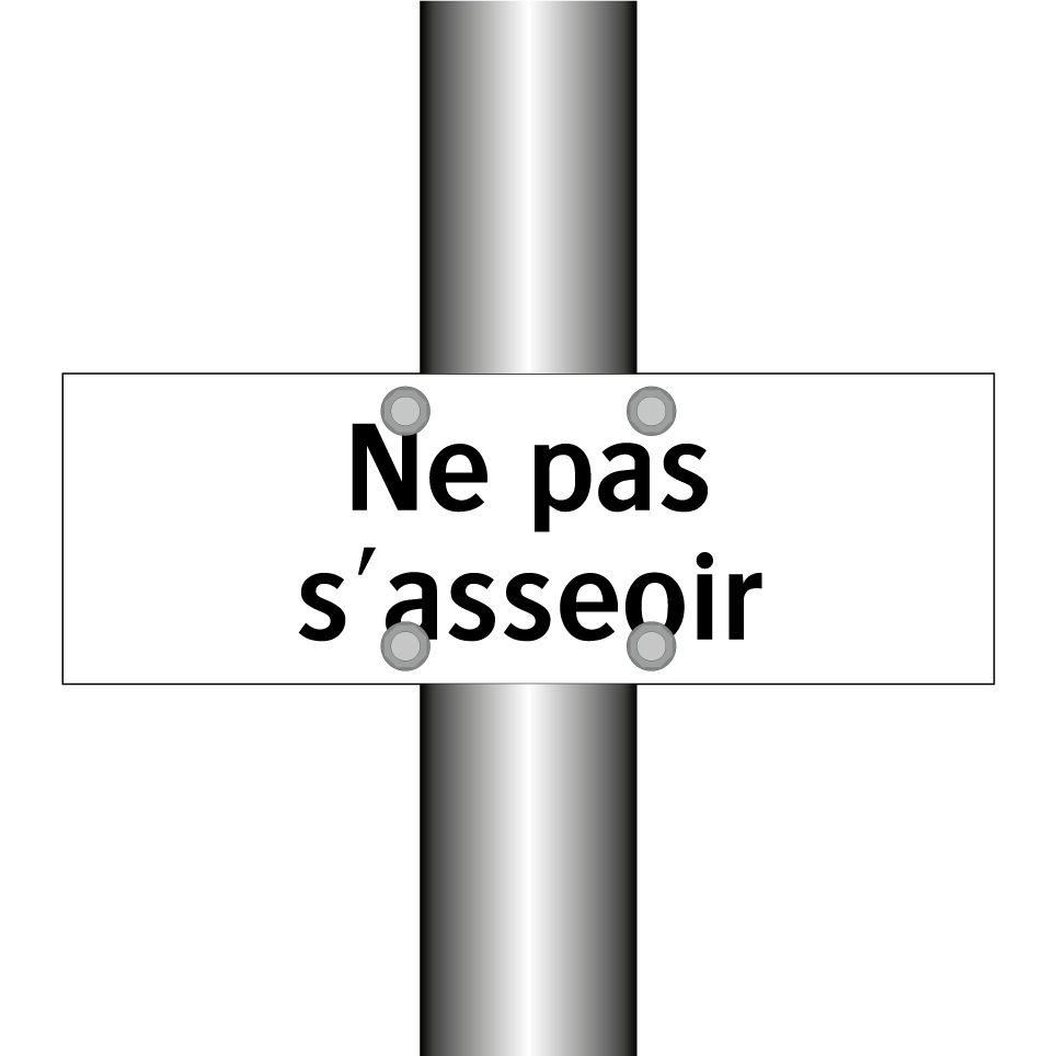 Ne pas s'asseoir