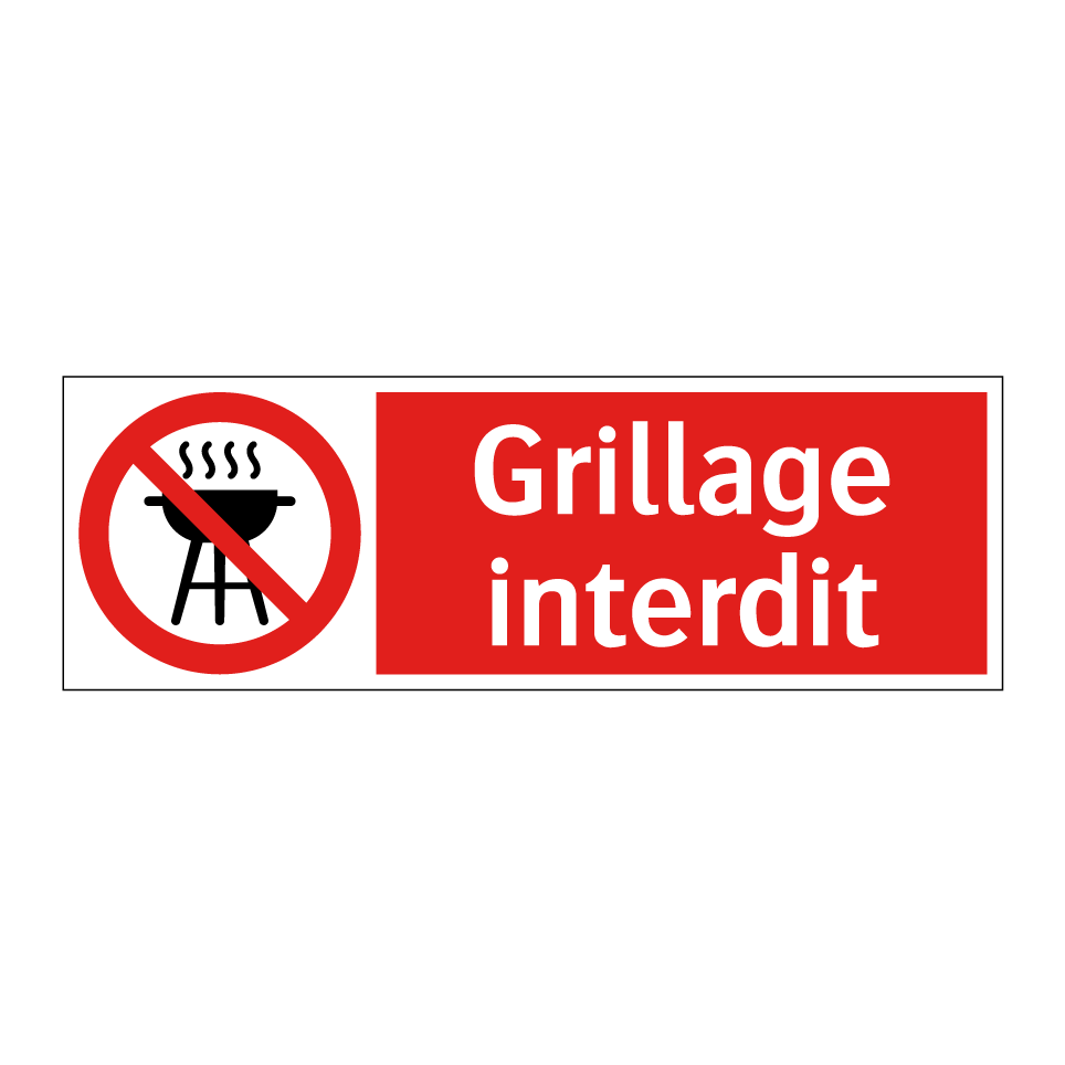 Grillage interdit