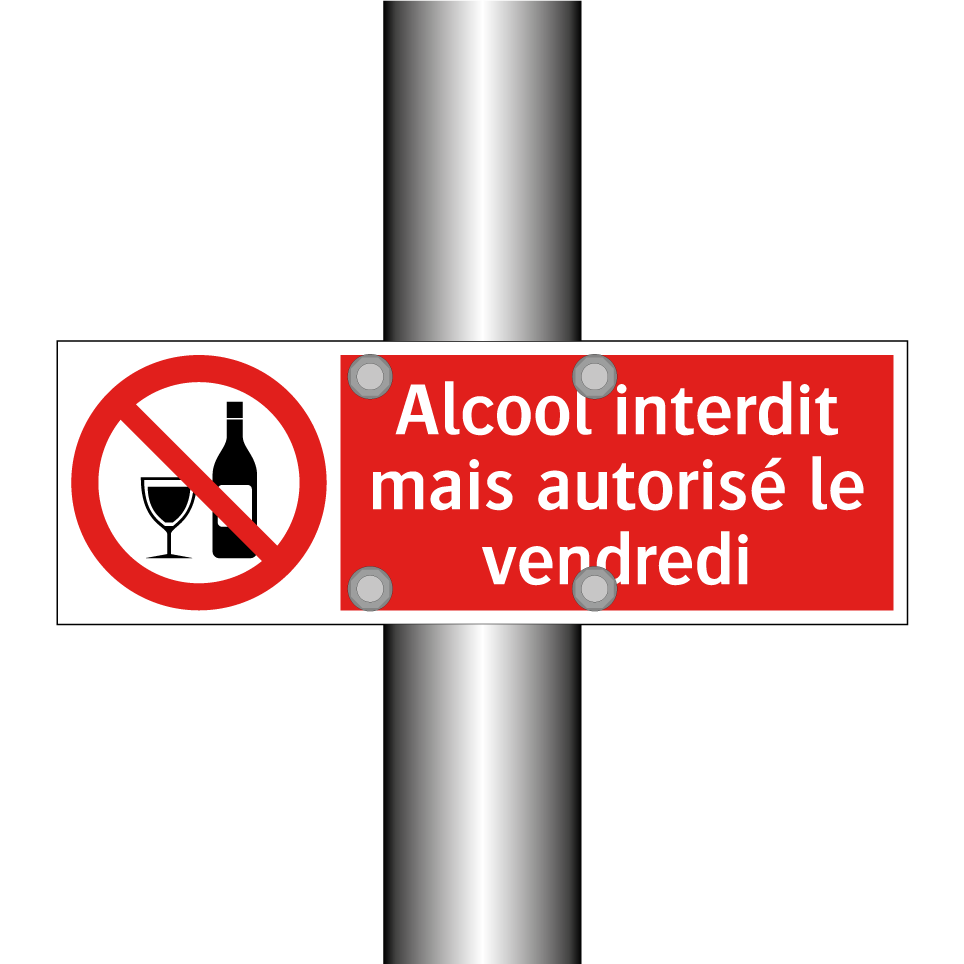 Alcool interdit mais autorisé le vendredi