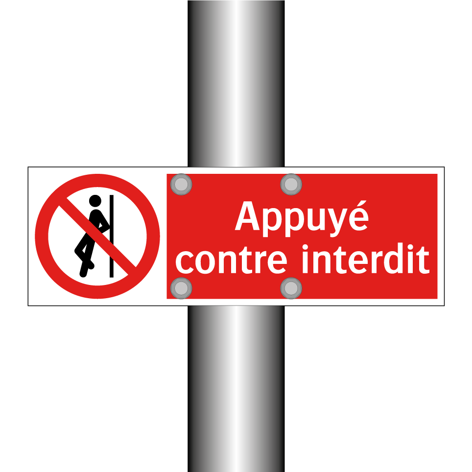 Appuyé contre interdit