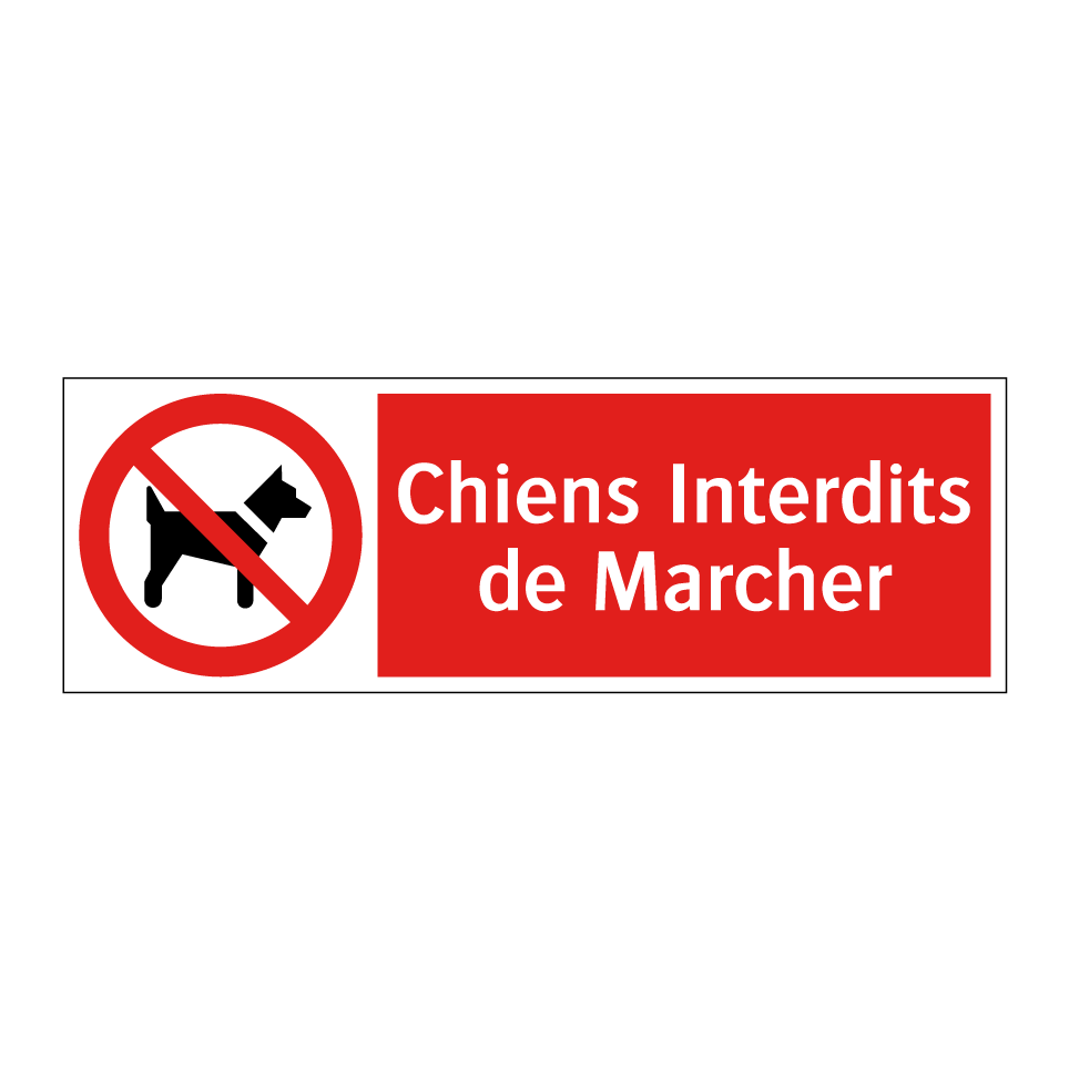 Chiens Interdits de Marcher