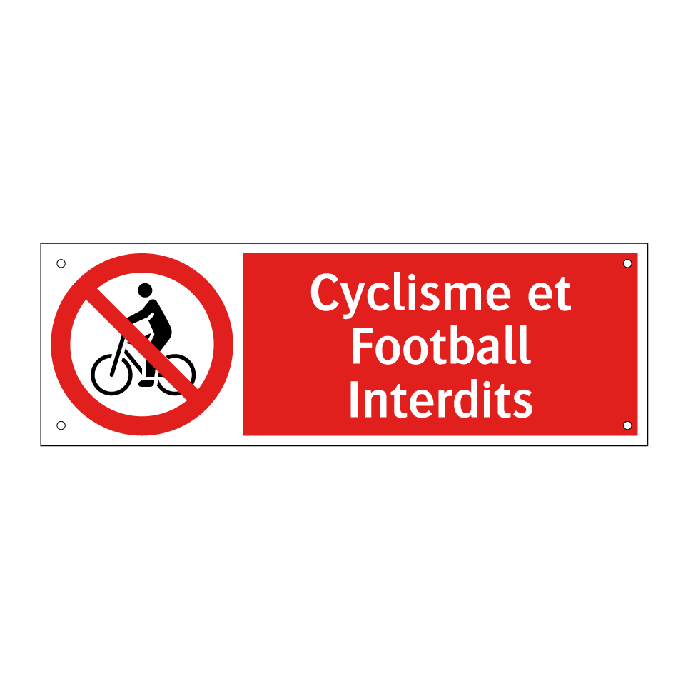 Cyclisme et Football Interdits