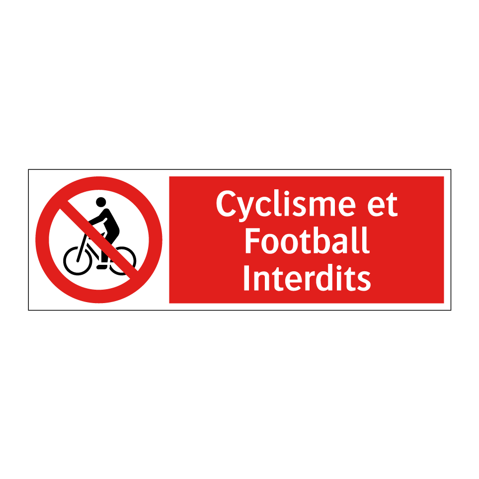 Cyclisme et Football Interdits
