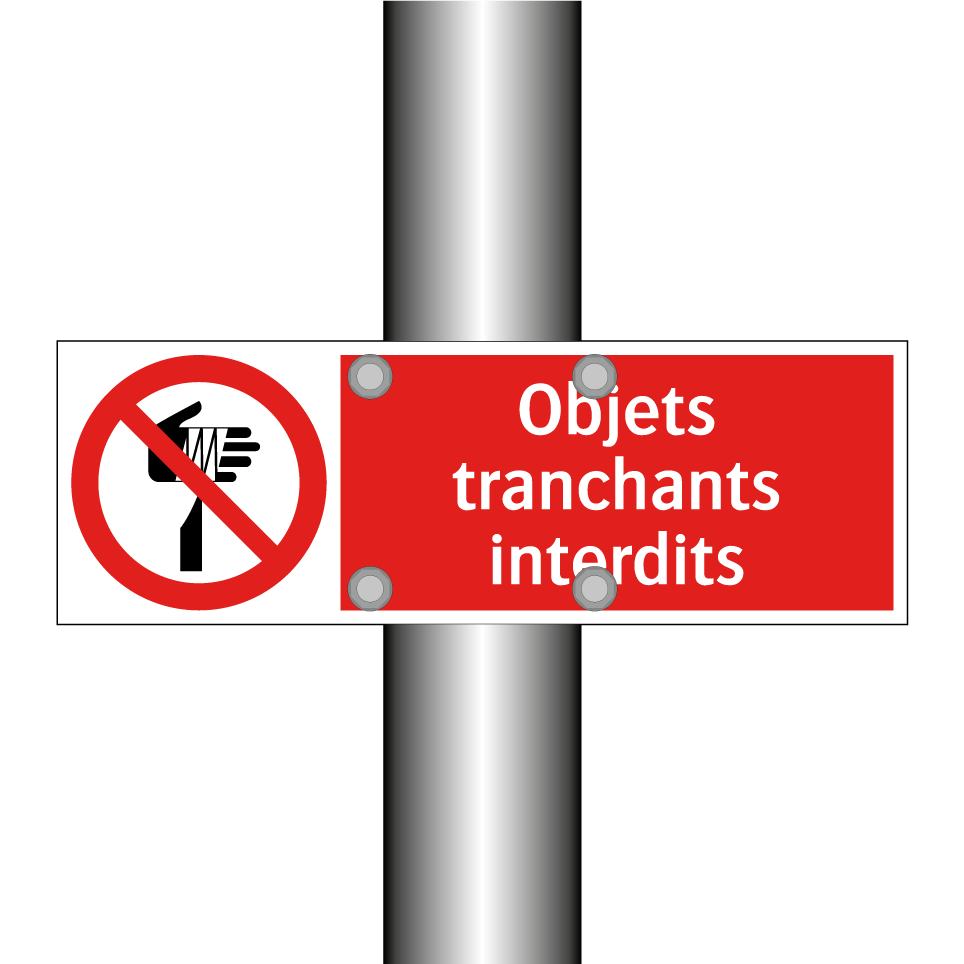 Objets tranchants interdits