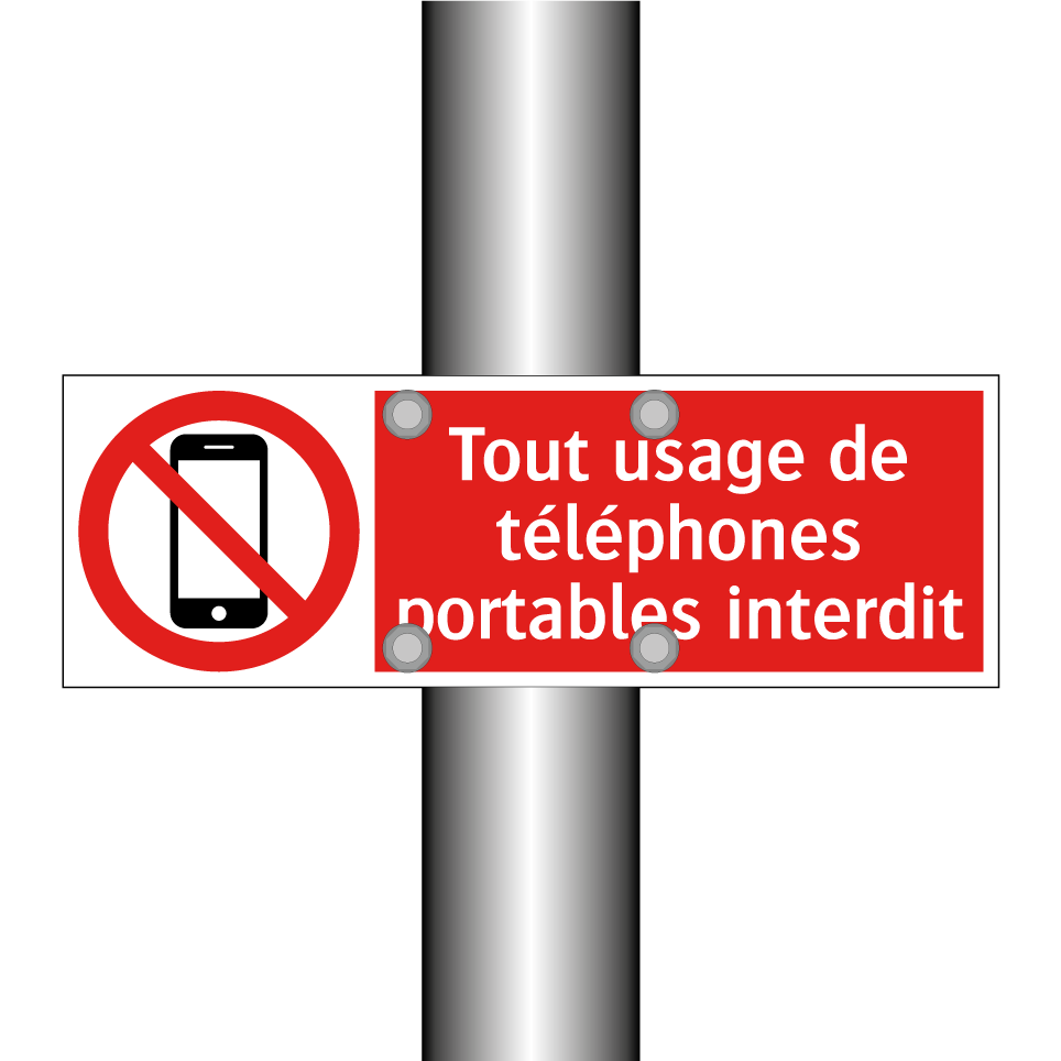 Tout usage de téléphones portables interdit
