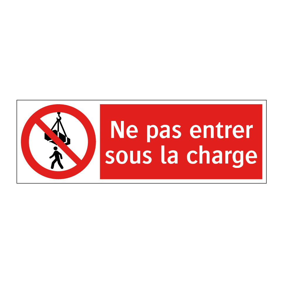 Ne pas entrer sous la charge