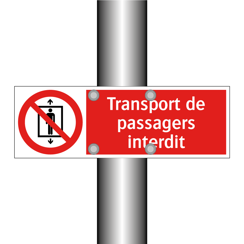 Transport de passagers interdit