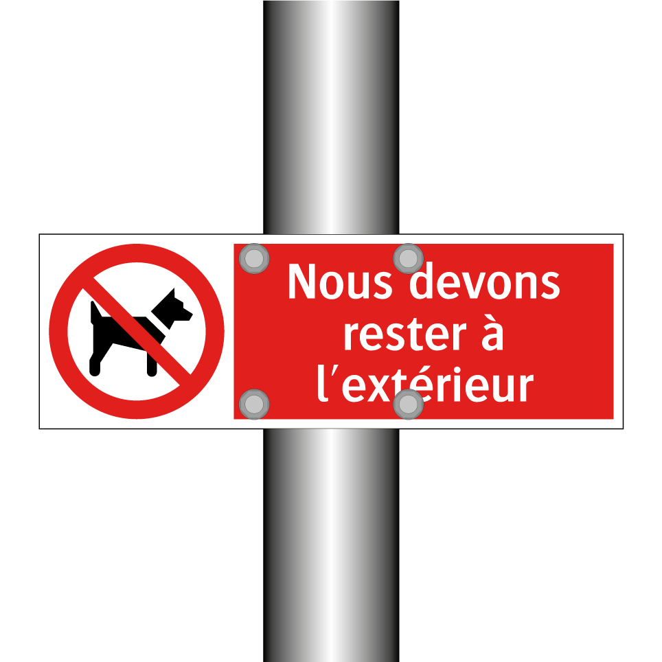 Nous devons rester à l'extérieur
