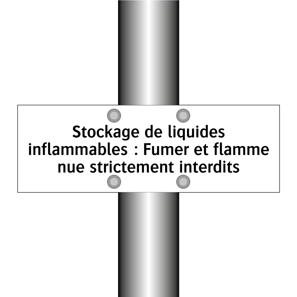 Stockage de liquides inflammables : Fumer et flamme nue strictement interdits