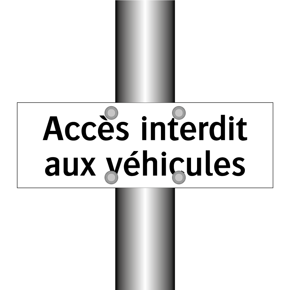 Accès interdit aux véhicules