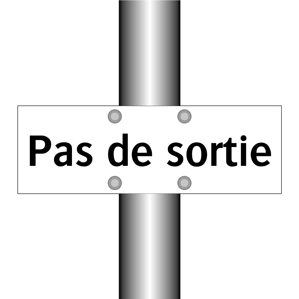 Pas de sortie