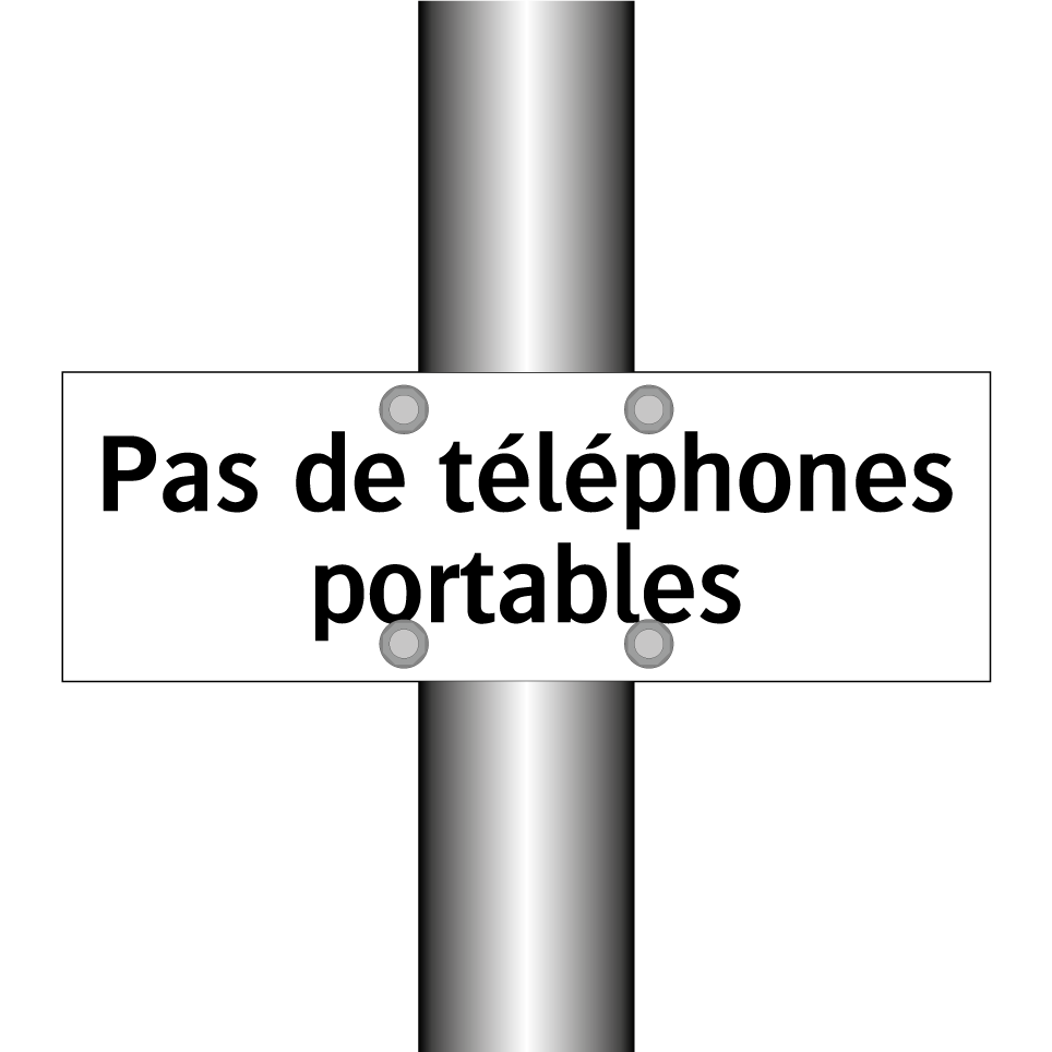 Pas de téléphones portables