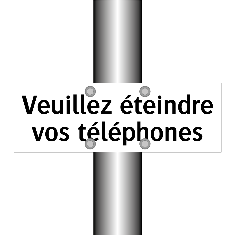 Veuillez éteindre vos téléphones