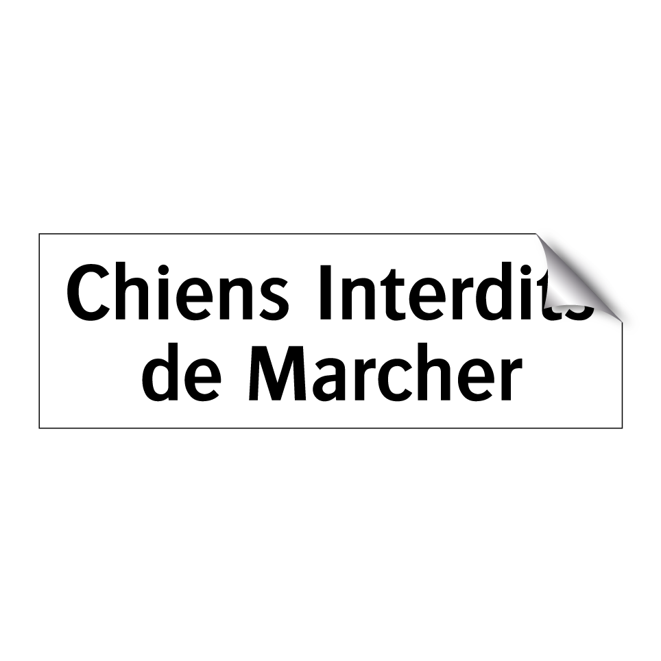 Chiens Interdits de Marcher