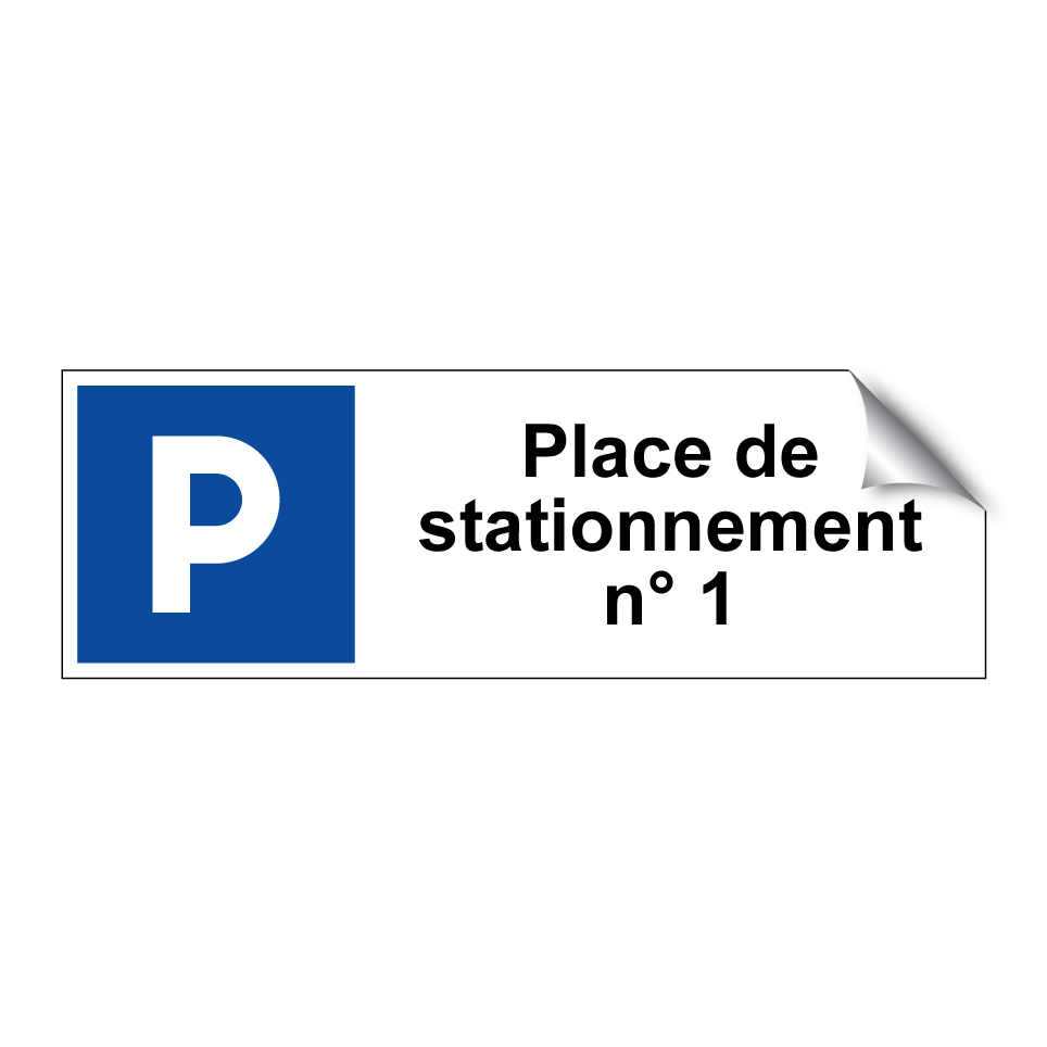 Place de stationnement n° 1