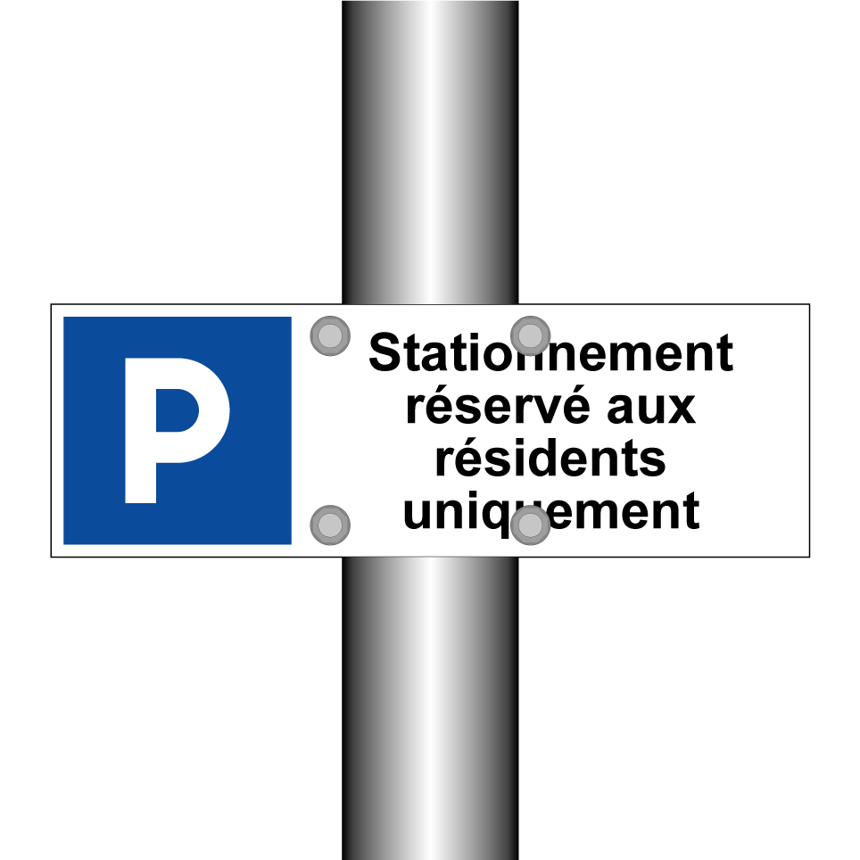 Stationnement réservé aux résidents uniquement