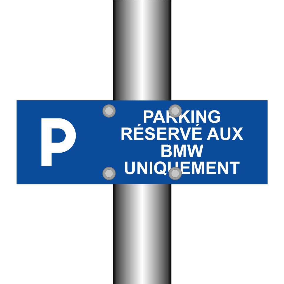 Parking réservé aux BMW uniquement