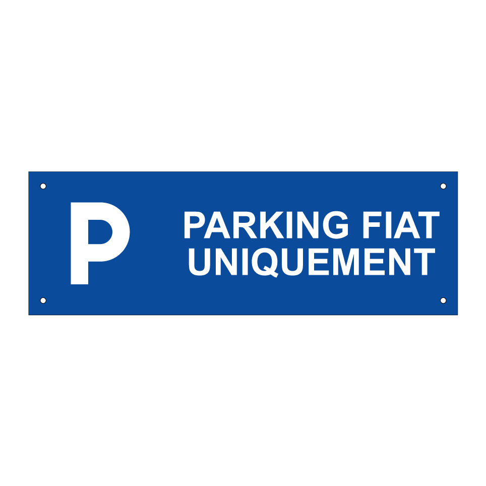Parking Fiat uniquement