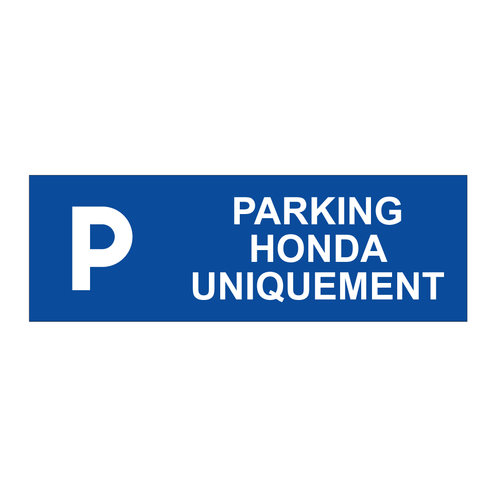 Parking Honda uniquement