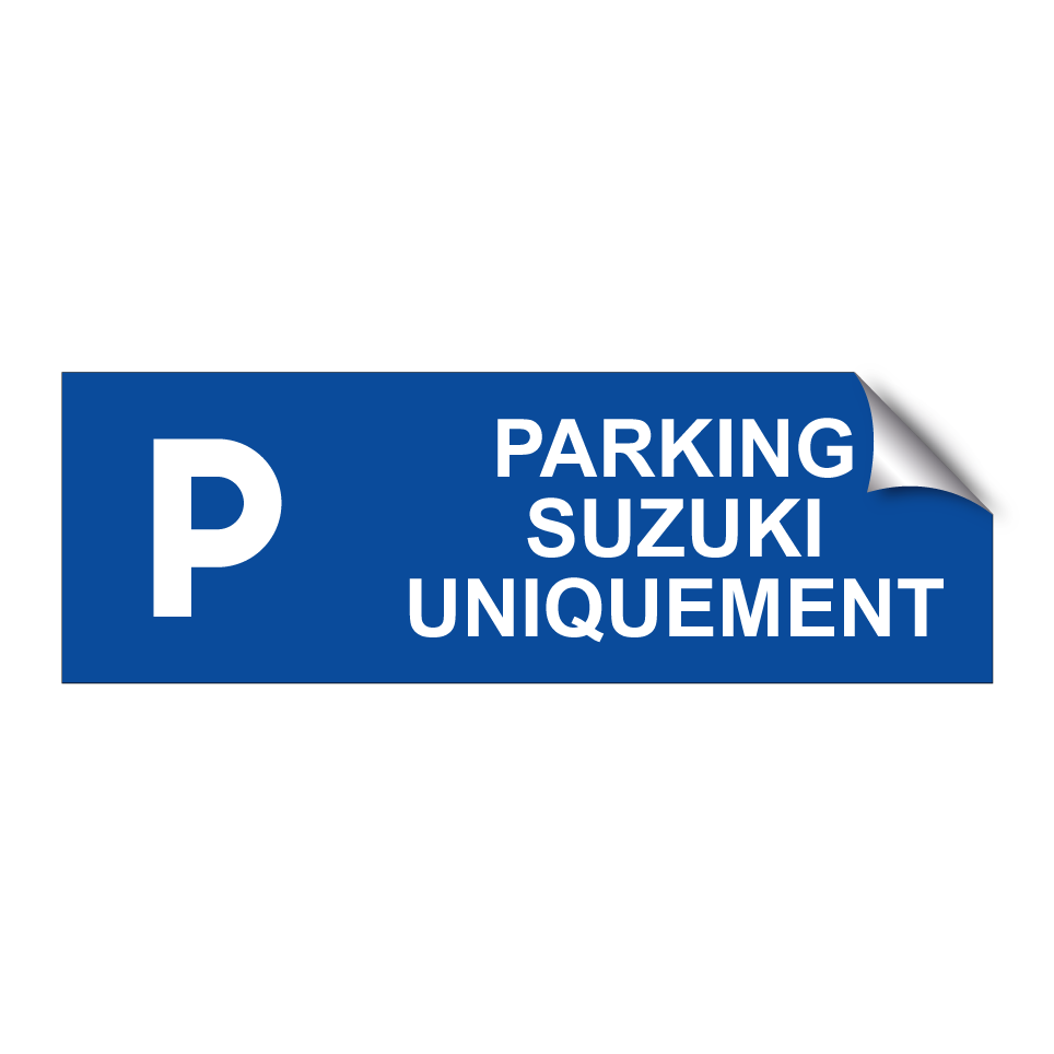 Parking Suzuki uniquement