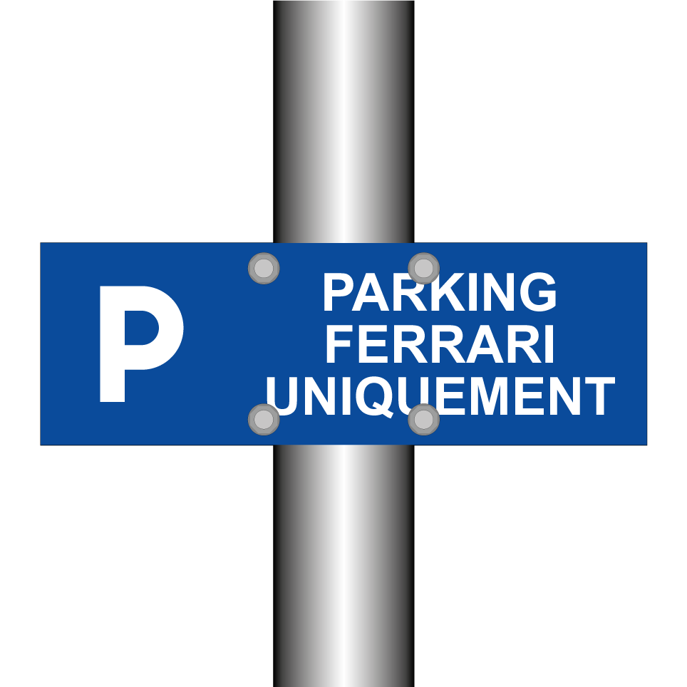 Parking Ferrari uniquement