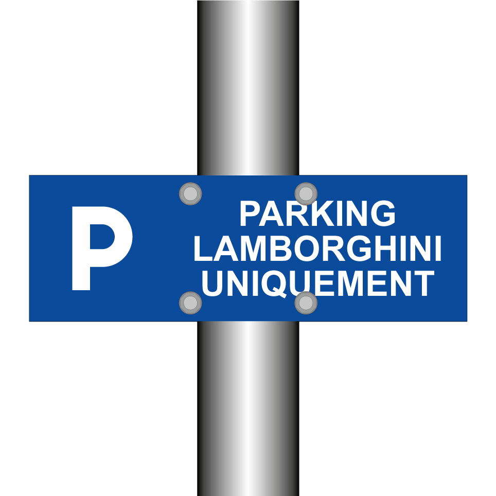Parking Lamborghini uniquement