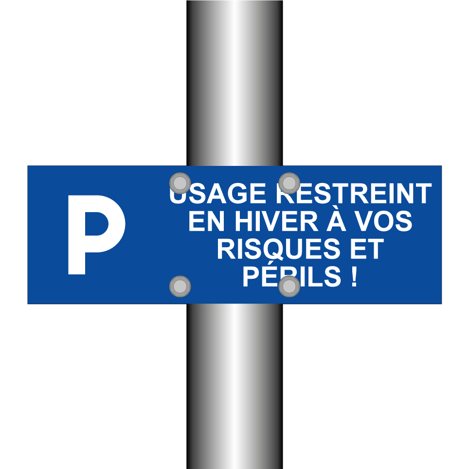 Usage restreint en hiver à vos risques et périls !